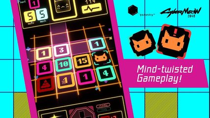 Screenshot 7: CyberMeow 2048 - Cyberpunk Slide & Merge Puzzle