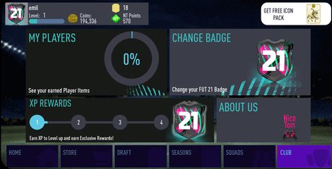 Screenshot 3: NT 21 Draft Simulator + Pack Opener