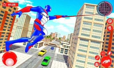 Screenshot 1: Rope Robot Hero Superhero Game