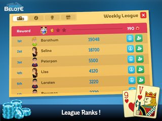Screenshot 17: Multiplayer Belote & Coinche