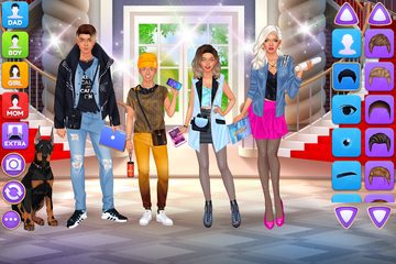 Screenshot 3: Superstar Family Dress Up Game