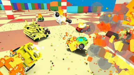 Screenshot 2: Blocky Demolition Derby 2