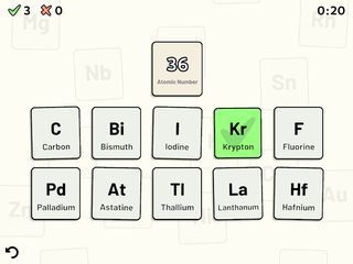 Screenshot 11: Periodic Table Quiz