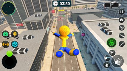Screenshot 16: Flying Stickman Rope Hero Game