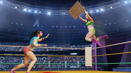 Screenshot 2: Bad Women Wrestling Game