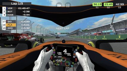 Screenshot 1: F1 Mobile Racing