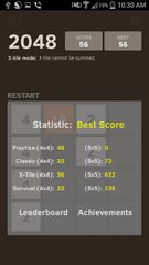 Screenshot 4: 2048 Number puzzle game