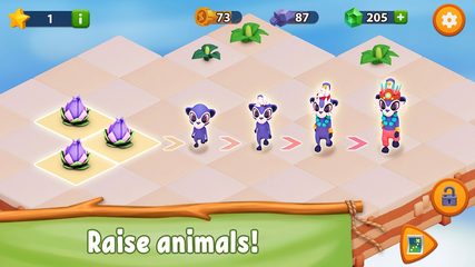 Screenshot 5: Savannah Merge! Safari animals
