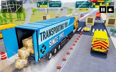 Screenshot 3: Cargo Delivery Truck Games 3D