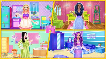 Screenshot 1: Princess & Mermaid Decorating