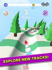 Screenshot 6: Snowman Race 3D PRO