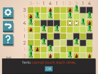 Screenshot 8: Tents and Trees Puzzles