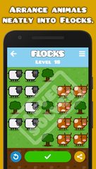 Screenshot 2: Flocks Puzzle Game