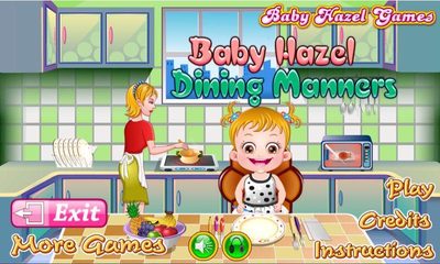 Screenshot 2: Baby Hazel Dining Manners