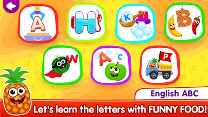 Screenshot 9: Funny Food! learn ABC games for toddlers&babies