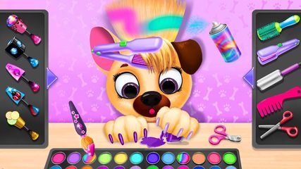Screenshot 1: Kiki & Fifi Pet Beauty Salon - Haircut & Makeup