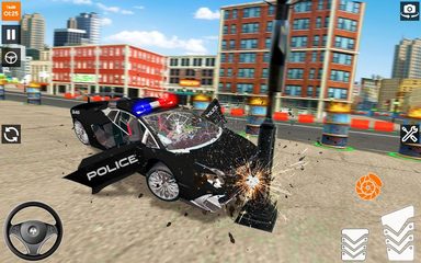 Screenshot 5: Police Car Game:Car Crash 3d