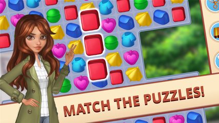 Screenshot 1: fashion people the puzzle : match 3, fashion game
