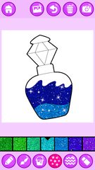 Screenshot 5: Beauty Makeup: Glitter Coloring Game for Girls