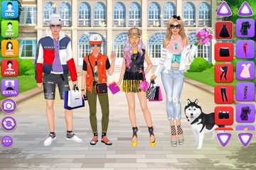 Screenshot 2: Superstar Family Dress Up Game