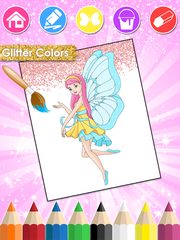 Screenshot 18: Princess Coloring Book Glitter & Girls Dress Up