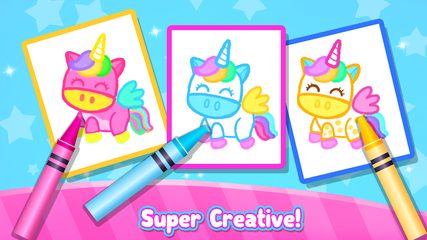 Screenshot 4: Rainbow Glitter Drawing Book