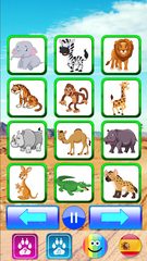 Screenshot 11: Animal sounds. Learn animals names for kids