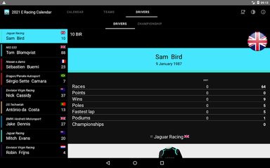 Screenshot 12: E Racing Calendar 2021