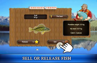 Screenshot 4: Fish Rain: Sport Fishing Games. Fishing Simulator.