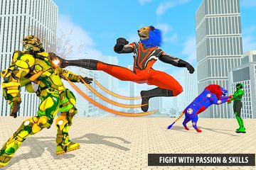 Screenshot 15: Police Lion Robot Superhero: Super Speed Hero Game
