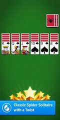 Screenshot 1: Spider Go: Solitaire Card Game