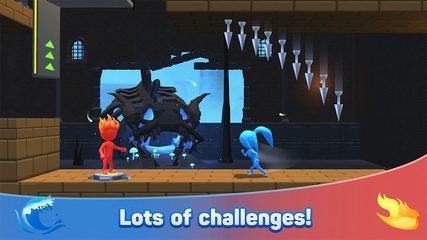 Screenshot 5: Water & Fire Stickman 3D