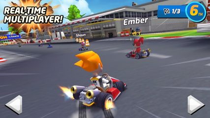 Screenshot 1: Boom Karts Multiplayer Racing