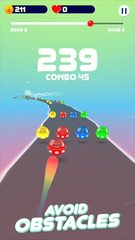 Screenshot 1: Space Road: color ball game