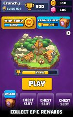 Screenshot 3: Merge War - Army Draft Battler