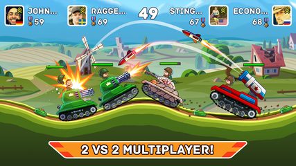 Screenshot 1: Hills of Steel