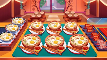 Screenshot 1: Asian Cooking Games Restaurant