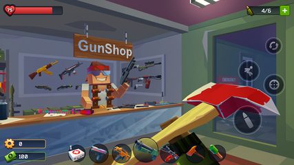 Screenshot 2: Pixel Combat: Zombies Strike