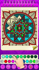 Screenshot 2: Mandala Coloring 2021