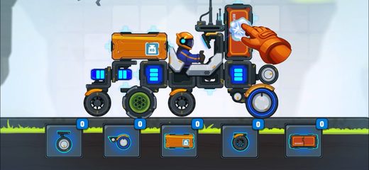Screenshot 1: Rovercraft 2: Race a space car 4+