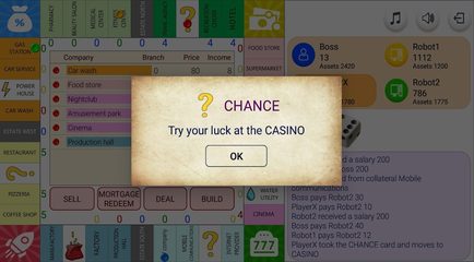 Screenshot 2: Monopolist Business Dice Board