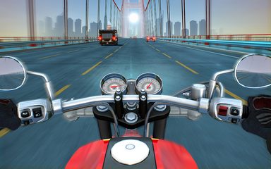 Screenshot 1: Moto Rider USA: Traffic Racing