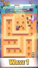 Screenshot 1: Cookies TD - Idle Tower Defense Games