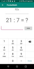 Screenshot 3: Pocket Math – Mental arithmetic trainer