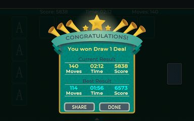 Screenshot 12: Solitaire Klondike classic.