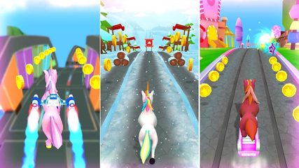 Screenshot 4: Unicorn Run Game | Runner Pony