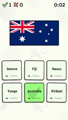 Screenshot 2: Countries of Oceania Quiz