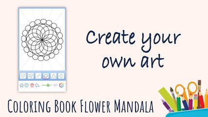 Screenshot 24: Flowers Mandala coloring book