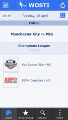 Screenshot 3: WOSTI Sports TV Guide