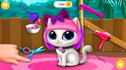 Screenshot 4: Baby Jungle Animal Hair Salon